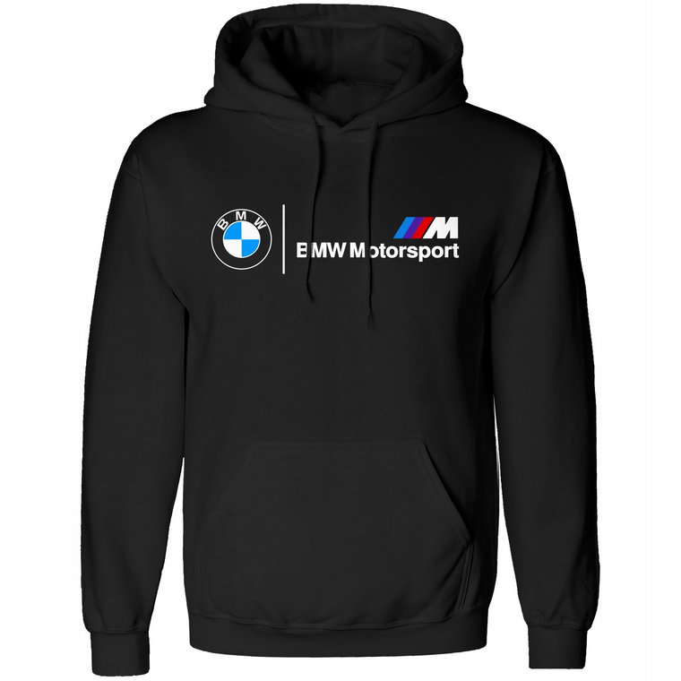 Bmw Motorsport Bluza Z Kapturem Męska M Power Z Nadrukiem Rozmiar XL