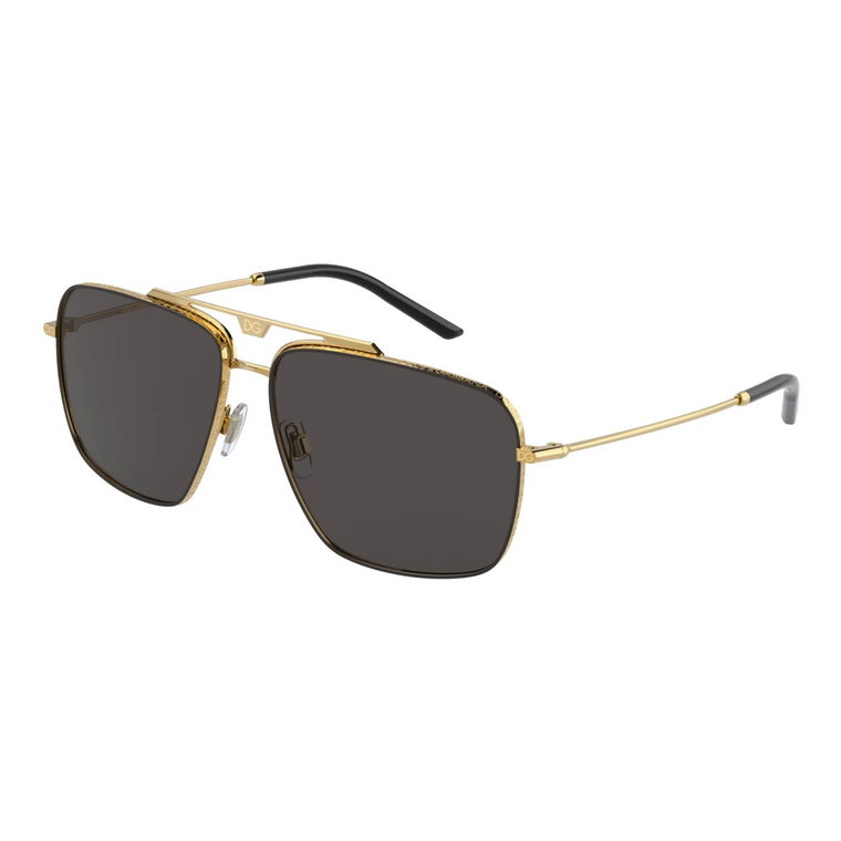 Okulary przeciwsłoneczne Slim DG 2264 złoto/szary Dolce & Gabbana