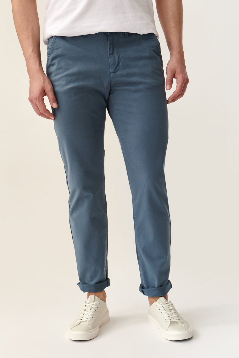 Spodnie męskie Tatuum Joseph 2 T2219.422 32 Niebieskie (5900142173332). Spodnie męskie eleganckie
