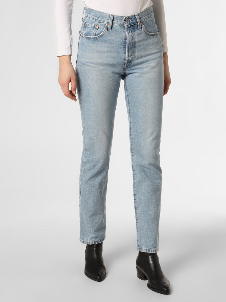 Levi's - Jeansy damskie  501 Original, niebieski