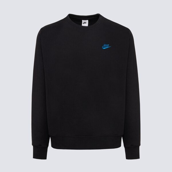 NIKE BLUZA FDTN CREW BLK/BLU SWEATSHIRT