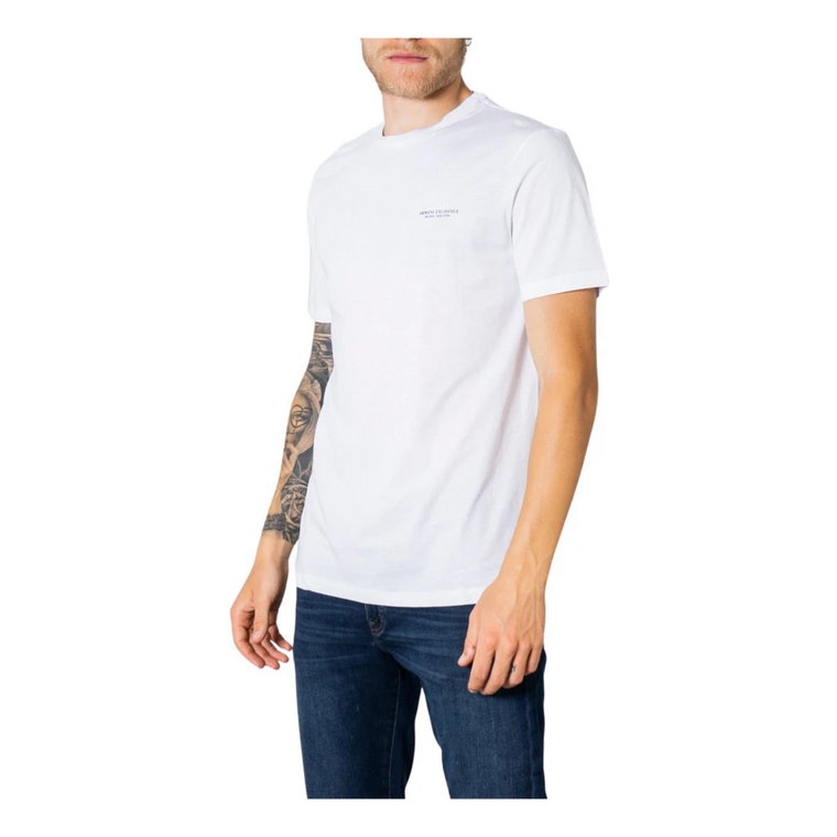 Męska biała koszulka Armani Exchange