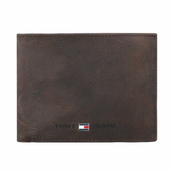 Tommy Hilfiger Skórzany portfel Johnson 12,5 cm brown