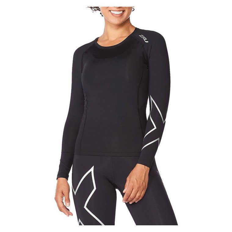 Koszulka treningowa damska 2XU Core Compression LS WA6401a