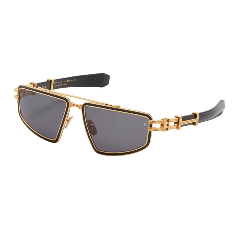 Titan Gold-Black Okulary przeciwsłoneczne Balmain