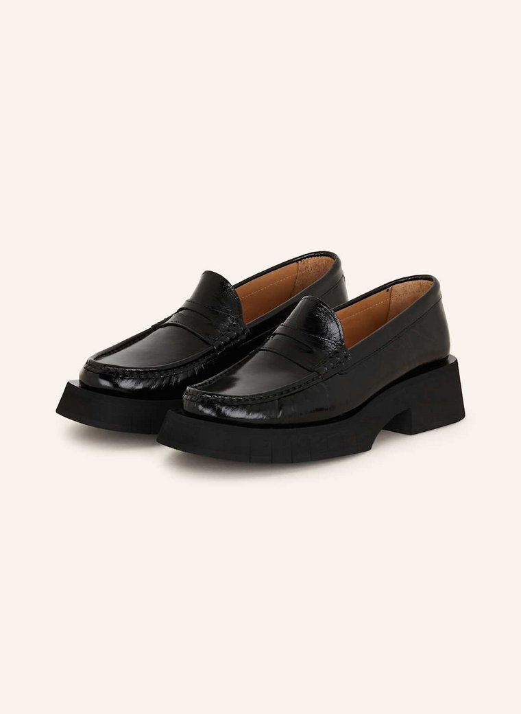 Paloma Barceló Loafersy Feather schwarz