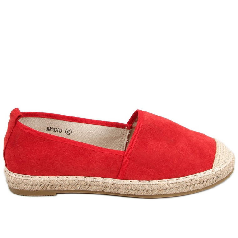 Espadryle damskie Sotera Rojo czerwone