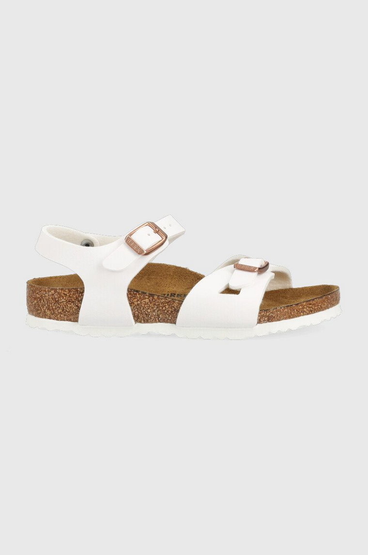 Birkenstock sandały dziecięce Rio kolor biały