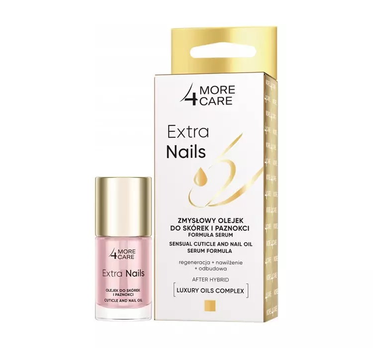 MORE4CARE EXTRA NAILS ZMYSŁOWY OLEJEK DO SKÓREK I PAZNOKCI 10ML