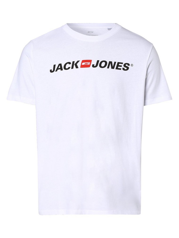 Jack & Jones - T-shirt męski  JJECorp, biały
