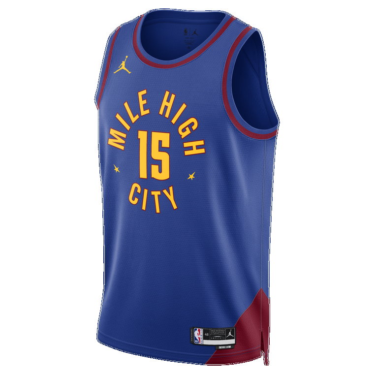 Koszulka męska Jordan Dri-FIT NBA Swingman Denver Nuggets Statement Edition - Niebieski