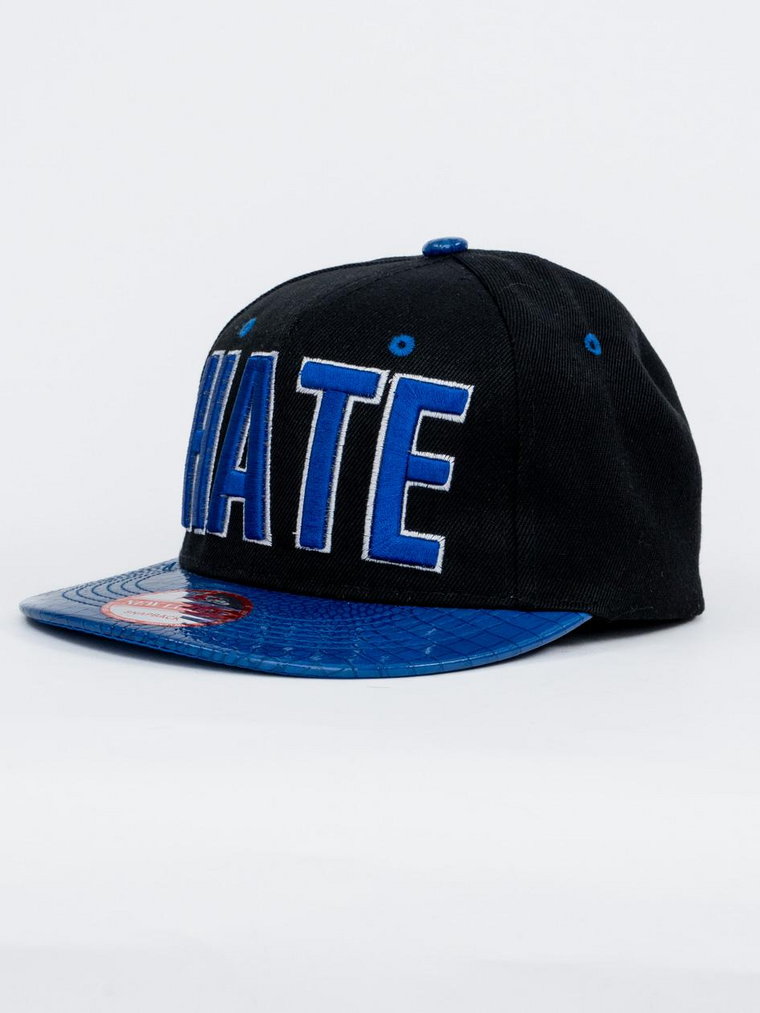 Czapka Z Daszkiem Snapback Czarno-Niebieska Royal Blue Slick Hate