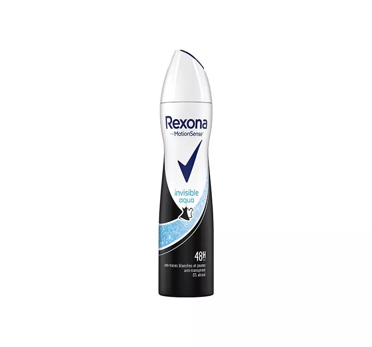 REXONA INVISIBLE AQUA ANTYPERSPIRANT W AEROZOLU DLA KOBIET 150ML