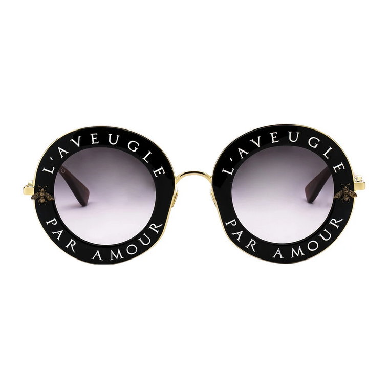 Duże Okrągłe Okulary Przeciwsłoneczne Gucci