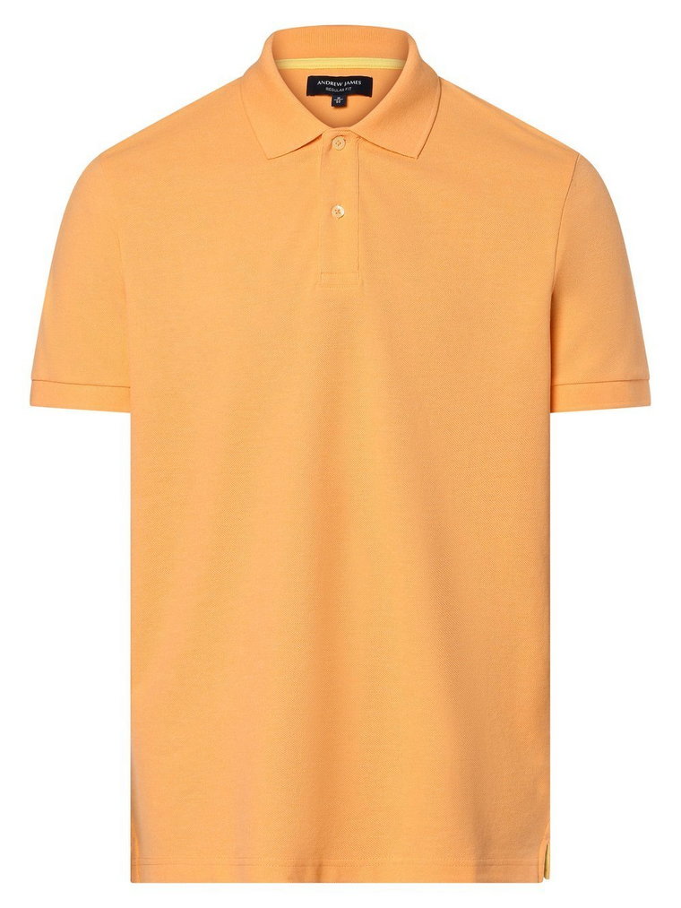 Andrew James - Męska koszulka polo, pomarańczowy