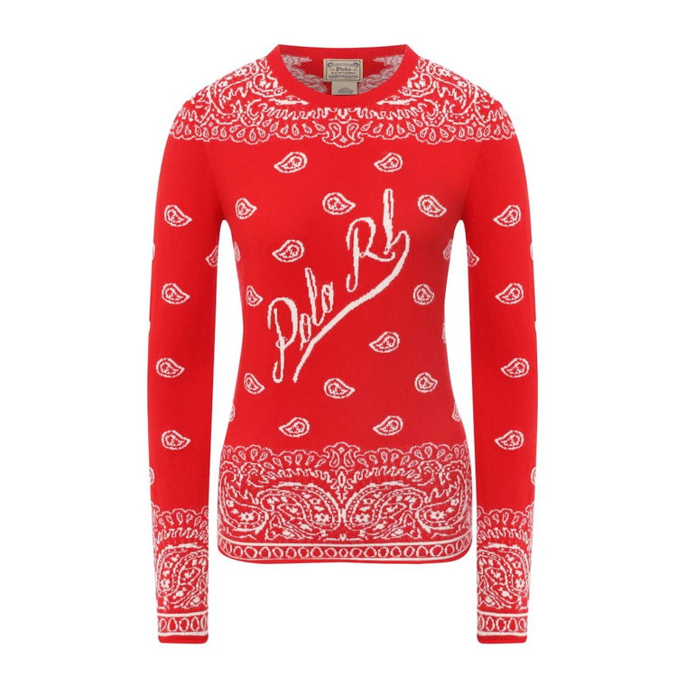 Wygodny Sweter z Okrągłym Dekoltem Ralph Lauren