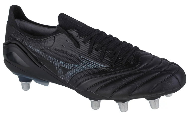 Mizuno Morelia Neo III Beta Elite SI P1GC229299, Męskie, Czarne, buty piłkarskie - korki, skóra licowa, rozmiar: 41