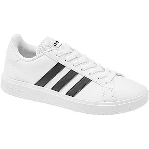 Białe sneakersy adidas grand court base 2.0 - Damskie - Kolor: Białe - Rozmiar: 38