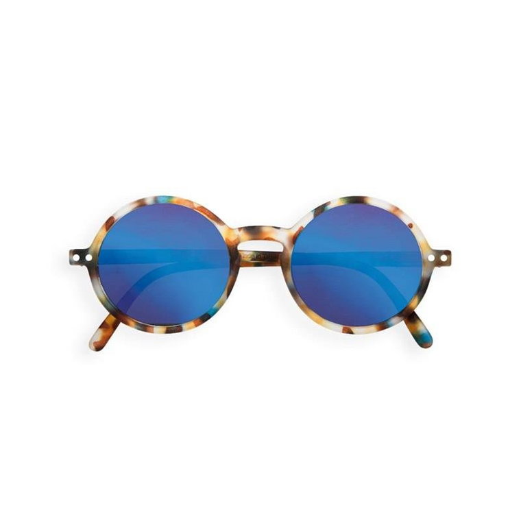 Izipizi - Okulary przeciwsłoneczne Sun Junior (5-10lat) #G Blue Tortoise (lustrzanki)
