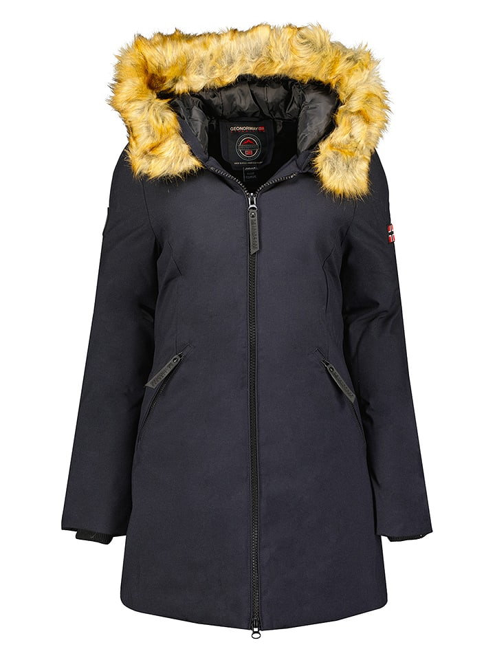 Geographical Norway Parka "Adelaide" w kolorze granatowym