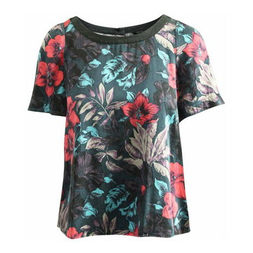 Marc Jacobs Pre-owned, Silk Floral Top Zielony, female,