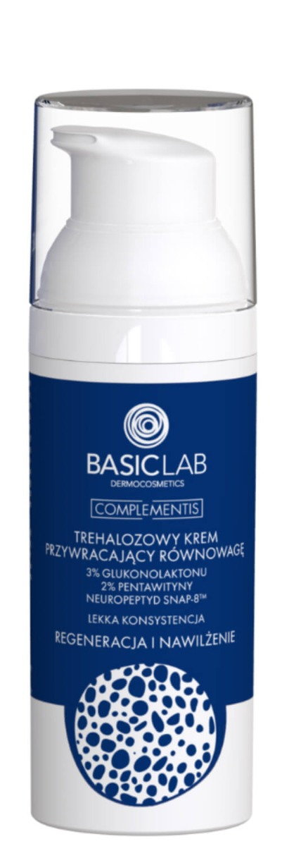 Basiclab Complementis Trehalozowy krem przywracający równowagę lekka konsystencja 50ml