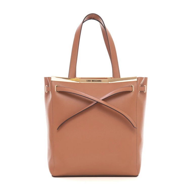 Stylowa Torba Tote z Wieloma Kieszeniami Love Moschino