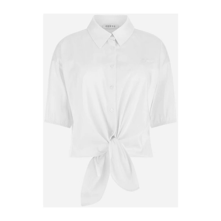 Bowed June Blouse - Kobieca Koszula Guess