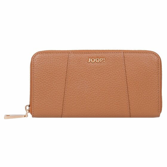 Joop! Giada Yura Portfel Ochrona RFID Skórzany 18.5 cm cognac