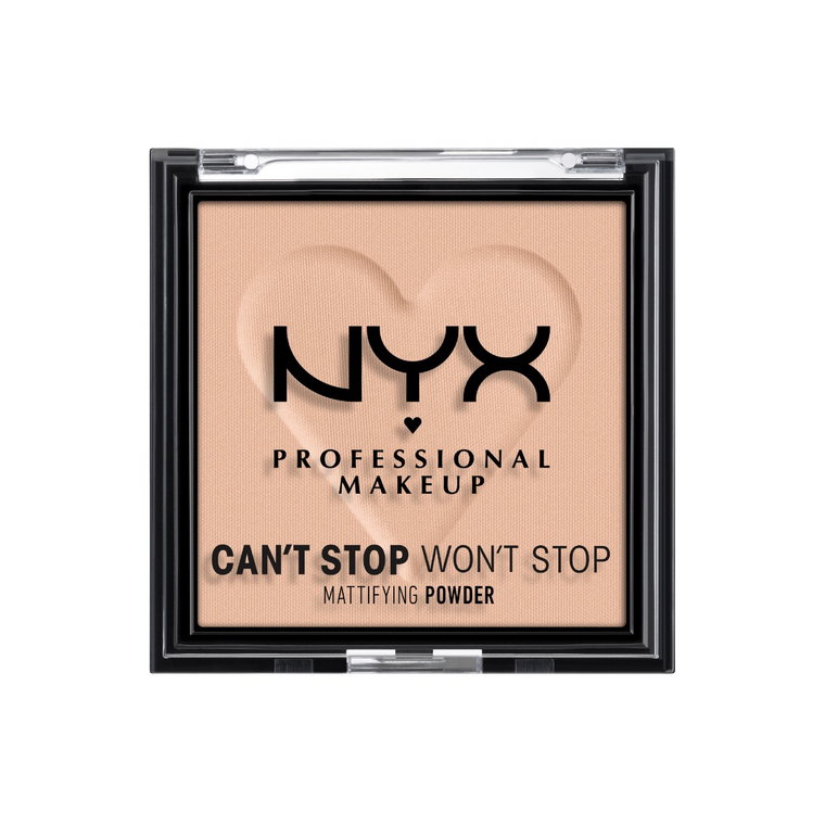 NYX Cant Stop Wont Stop Puder matujący Medium