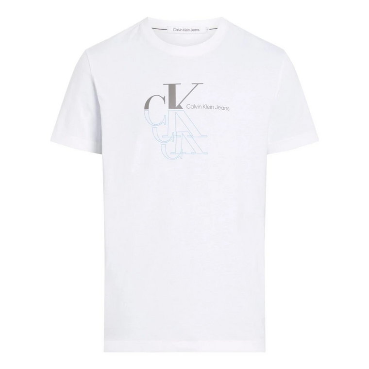 Monogram Echo Męska Koszulka Wiosna/Lato Calvin Klein Jeans
