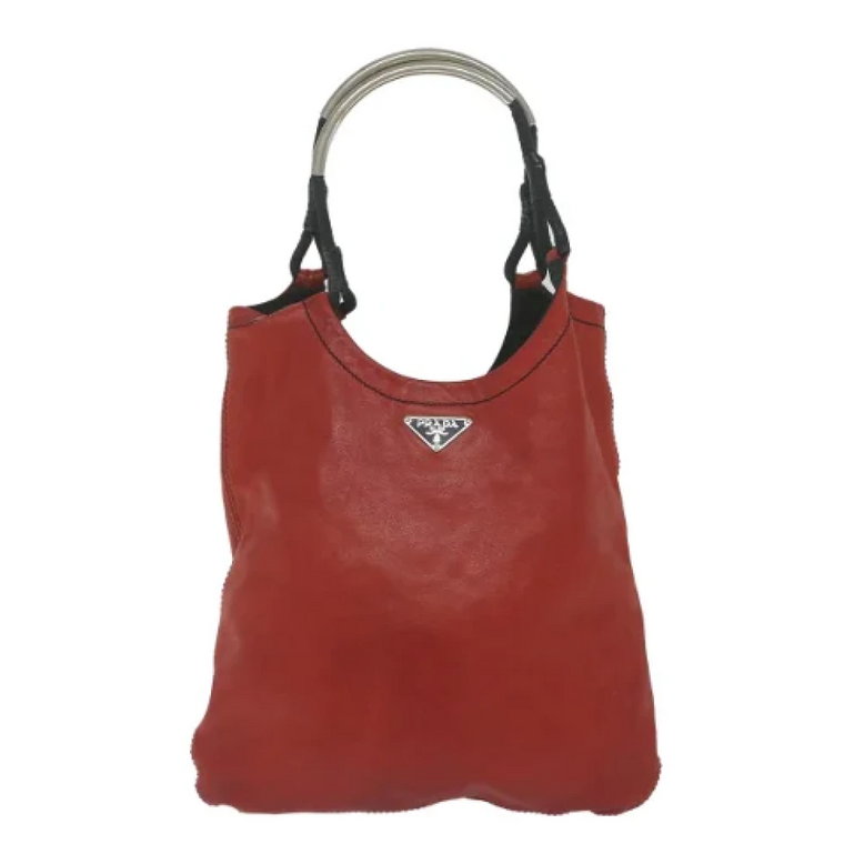 Pre-owned Leather totes Prada Vintage