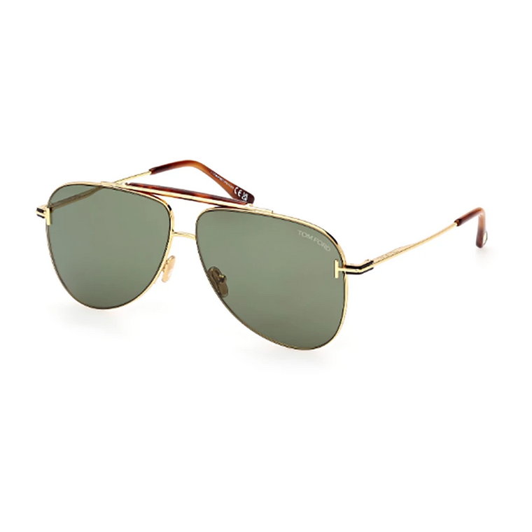 Metalowe okulary przeciwsłoneczne Ss23 dla kobiet Tom Ford