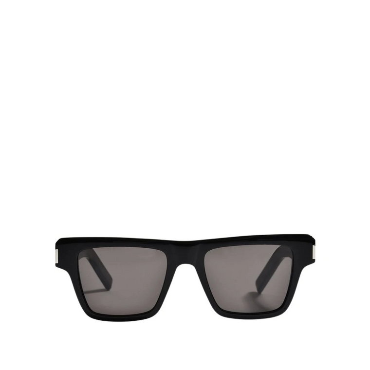 Czarne Okulary z Acetatową Oprawką Saint Laurent
