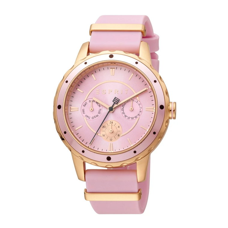 Różowe Złote Damskie Zegarek Esprit