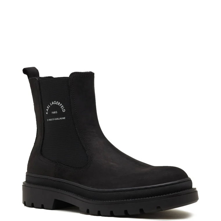 Karl Lagerfeld Skórzane sztyblety OUTLAND Maison Gore Boot II