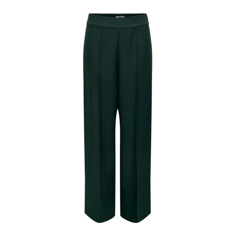 Zielone Spodnie Damskie, Kolekcja Jesień/Zima Jacqueline de Yong