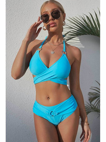 Coconut Sunwear Bikini w kolorze niebieskim