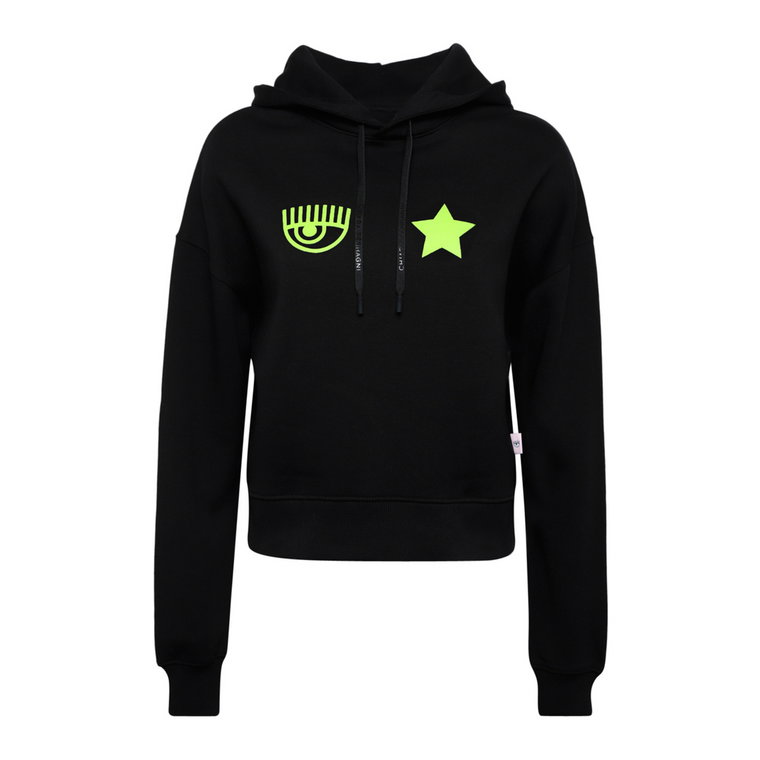 Hooded Cotton Sweatshirt With Eyestar Chiara Ferragni Collection