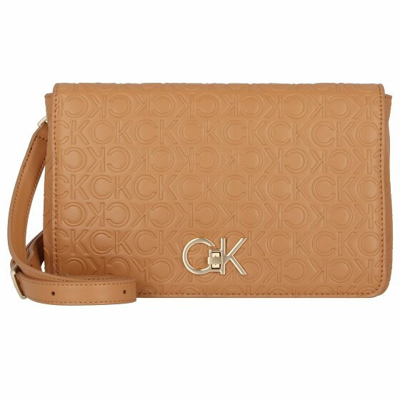 Calvin Klein Re-Lock Torba na ramię 24 cm brown sugar