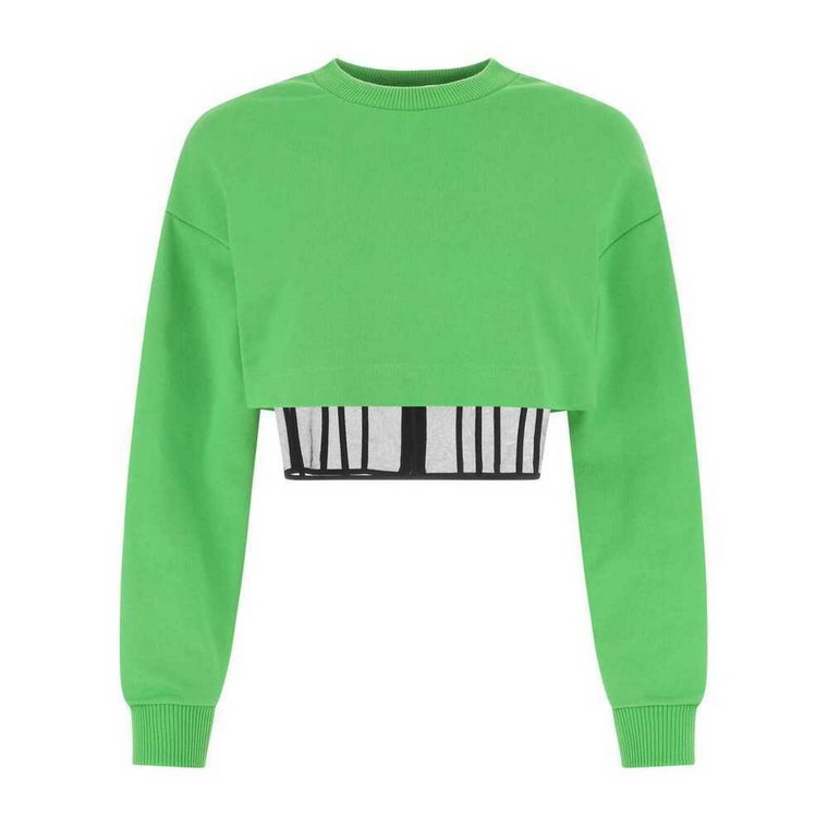 Zielony Bawełniany Sweter Alexander McQueen