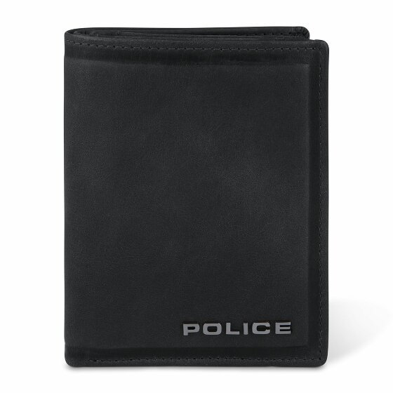 Police Portfel Skórzany 9 cm black
