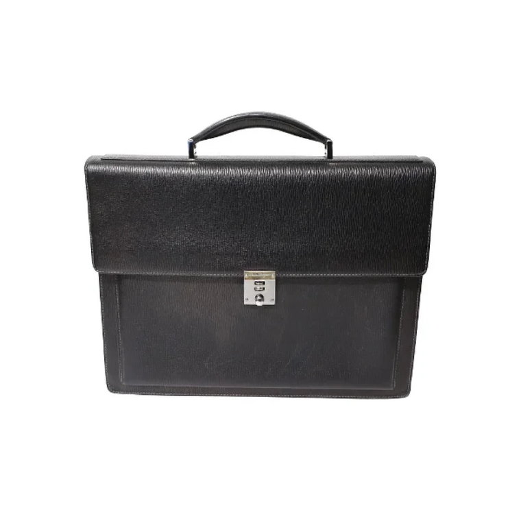 Pre-owned Leather briefcases Salvatore Ferragamo Pre-owned