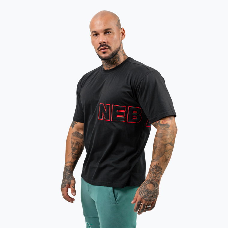 Koszulka męska NEBBIA Dedication black | WYSYŁKA W 24H | 30 DNI NA ZWROT