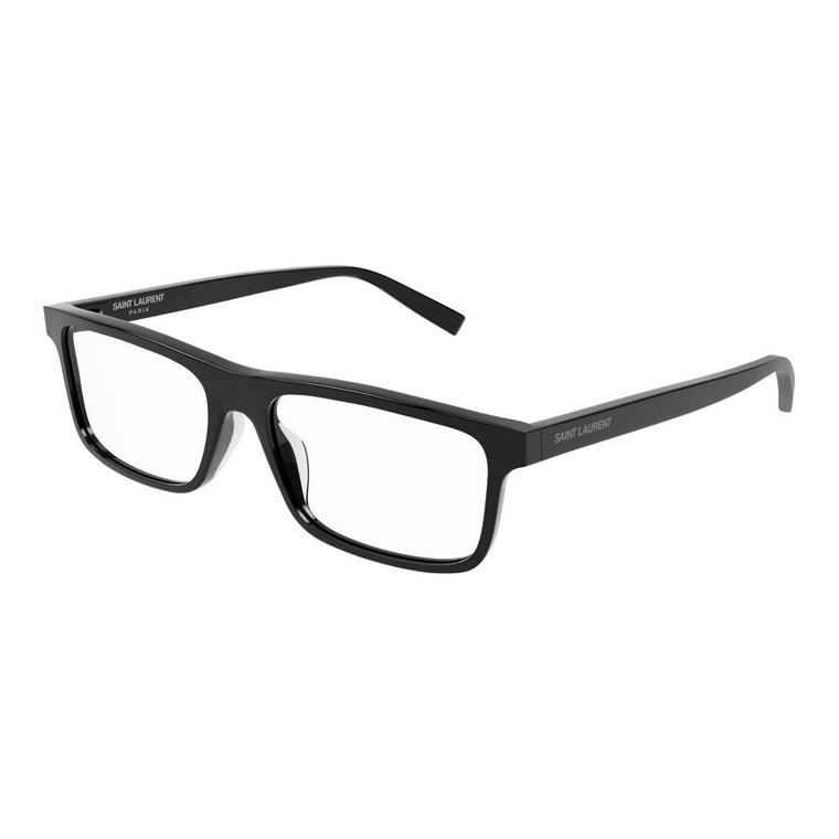 Czarne oprawki okularowe Saint Laurent