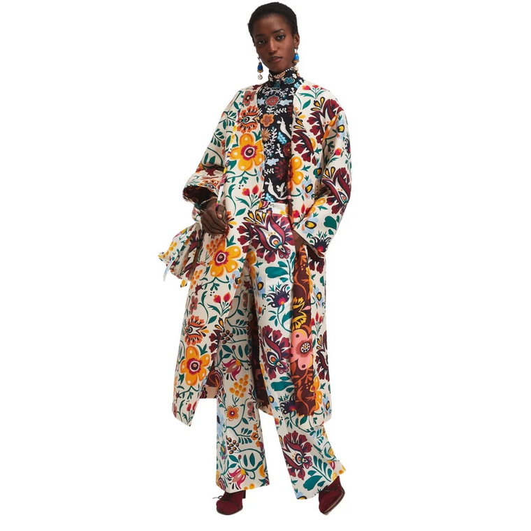 Topper Coat z Selva Print La DoubleJ