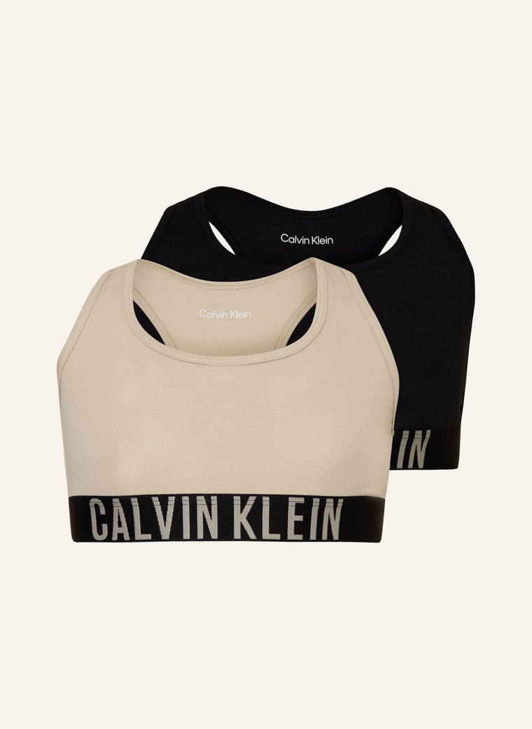 Calvin Klein Biustonosz Bustier Customized Stretch, 2 Szt beige