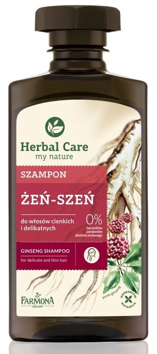 Farmona Herbal Care Szampon Żeń-Szeń do Włosów Cienkich i Delikatnych 330ml