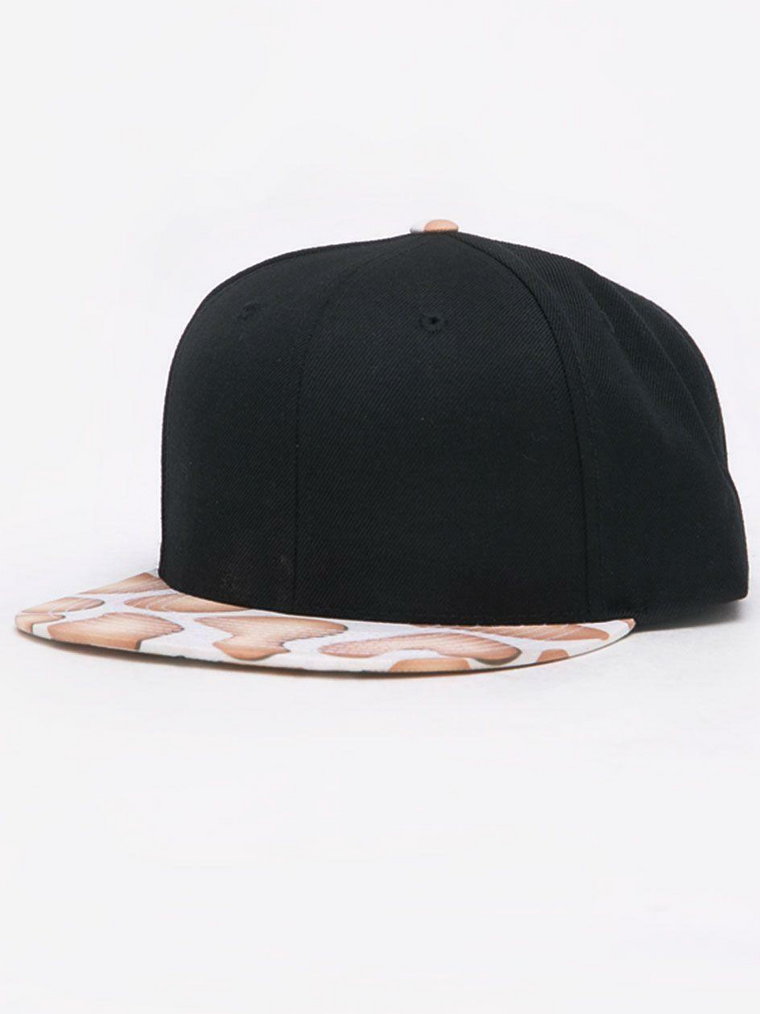 Classic Snapback 2-Tone Black Giraffe Camo