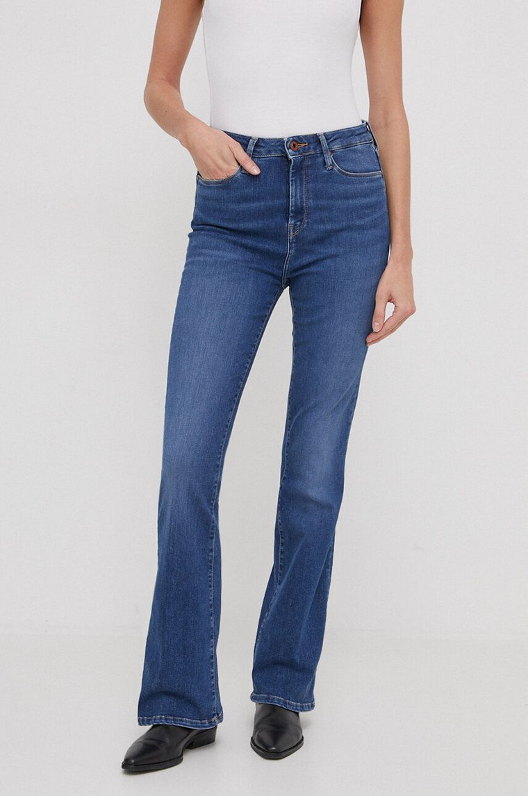 Pepe Jeans jeansy damskie high waist